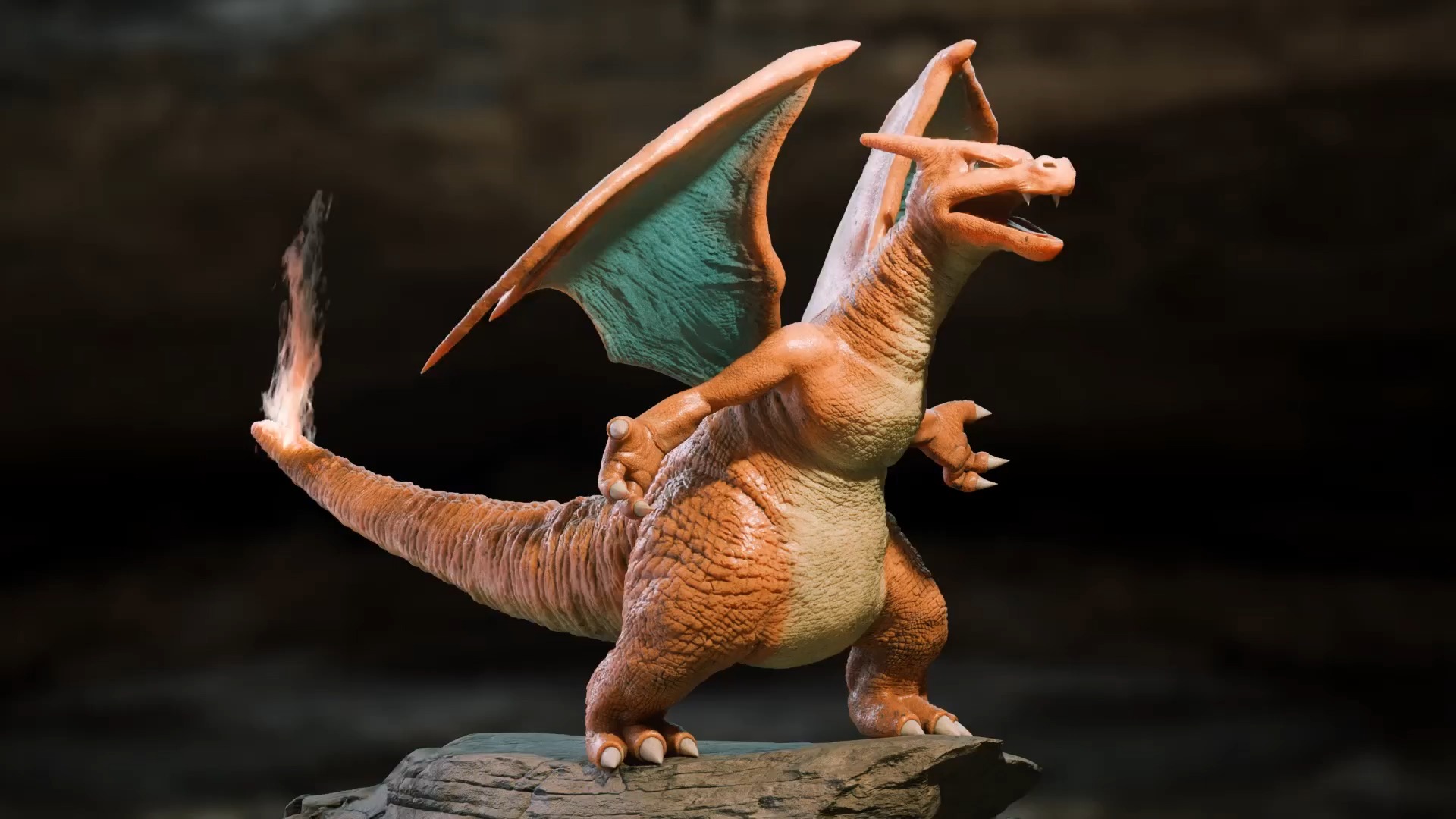 Charizard turntable