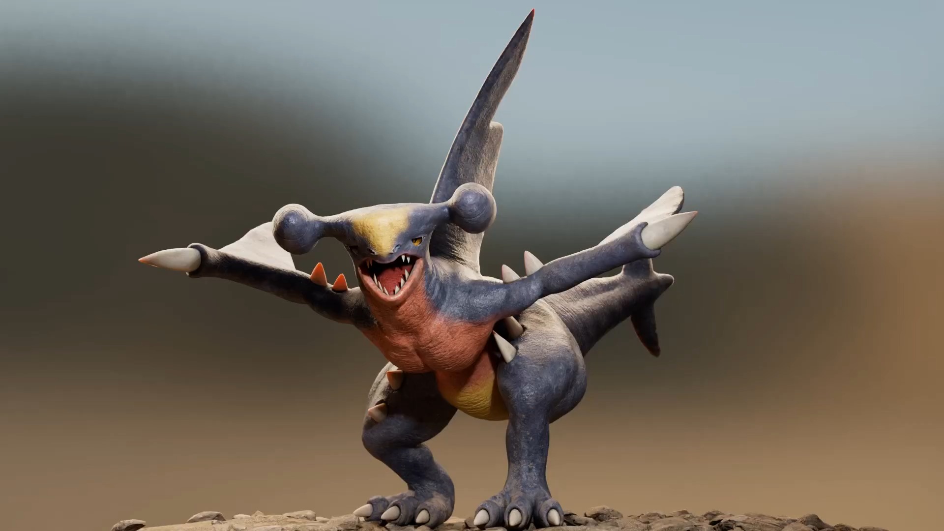 Garchomp turntable