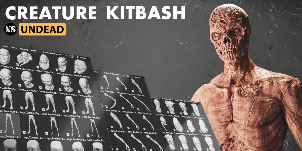 Undead Creature Kitbash pack